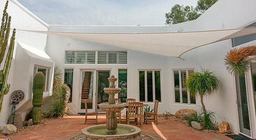 Residential sail shade project