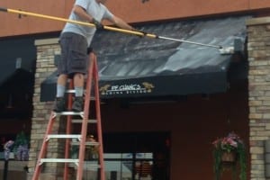 AWNING-HAND-CLEANING